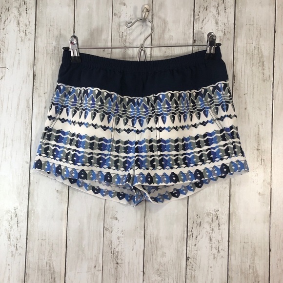 BCBGMaxAzria Pants - BCBGMAXAZRIA Teagan Larkspur Blue Combo Short XS
